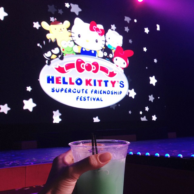 #hellokitty looks better with a drink!
