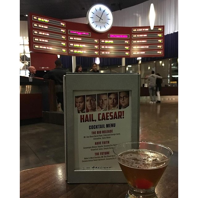 We got to sip on the drink of TheFuture... #hailcaesar 📽🎞 @swayray